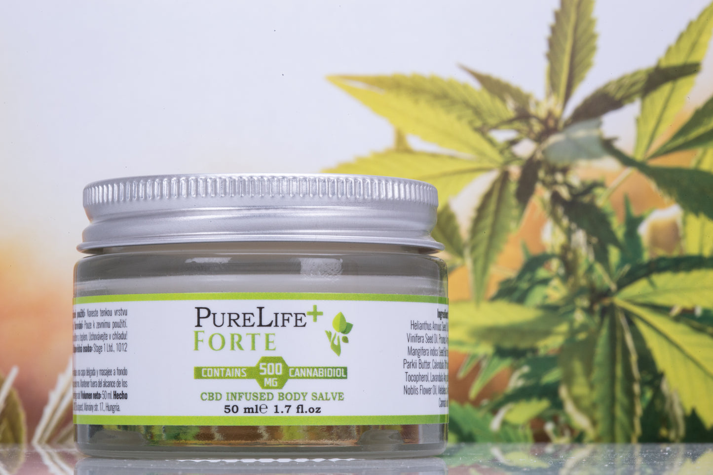 "Pure Life+ Forte" CBD regeneráló krém - Ekcémára és Pikkelysömör ellen