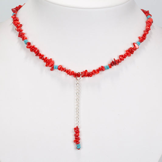 Ezüst Nyaklánc Türkizzel