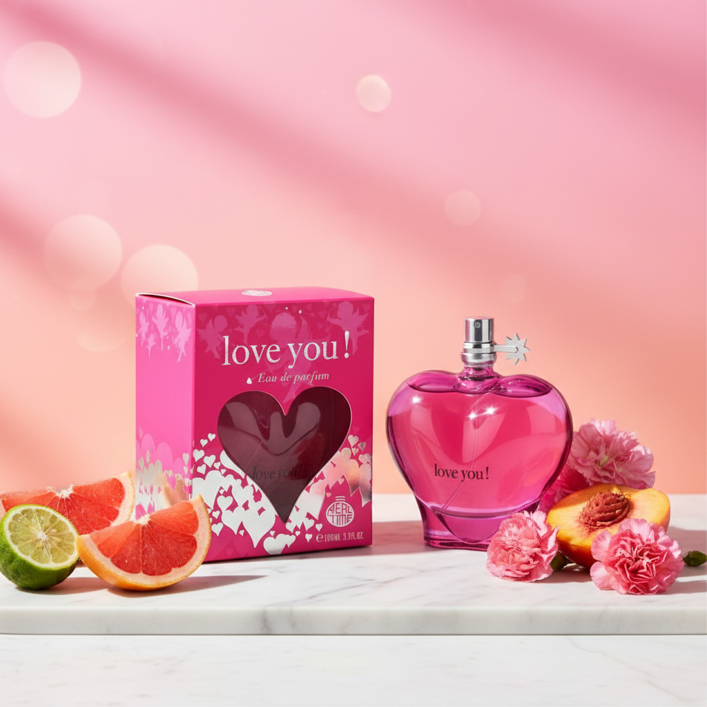 100 ml Eau de Parfum "Love You Pink" Gyümölcsös - Citrusos Illat Nőknek