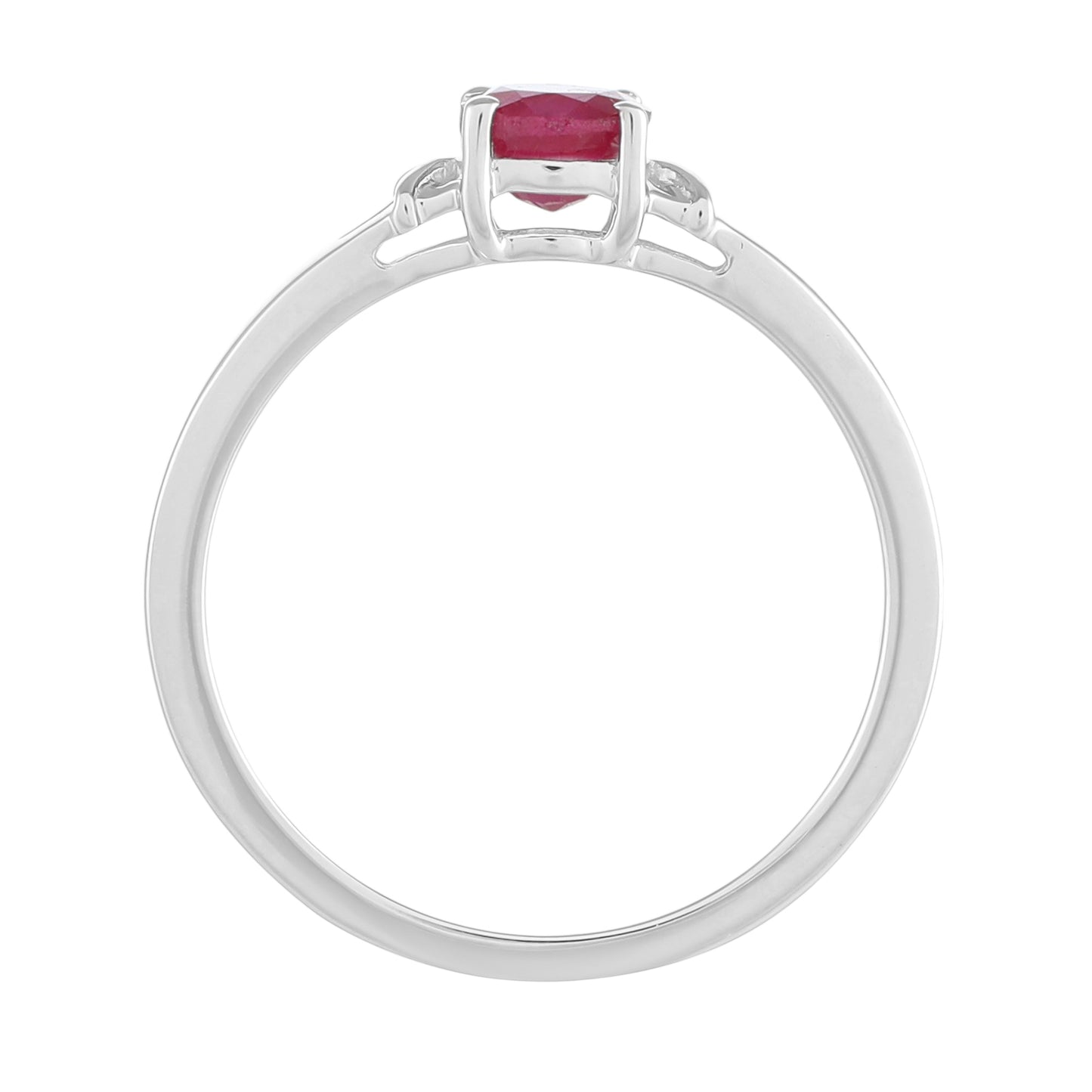 Ezüst Gyűrű Thai Rubinnal
