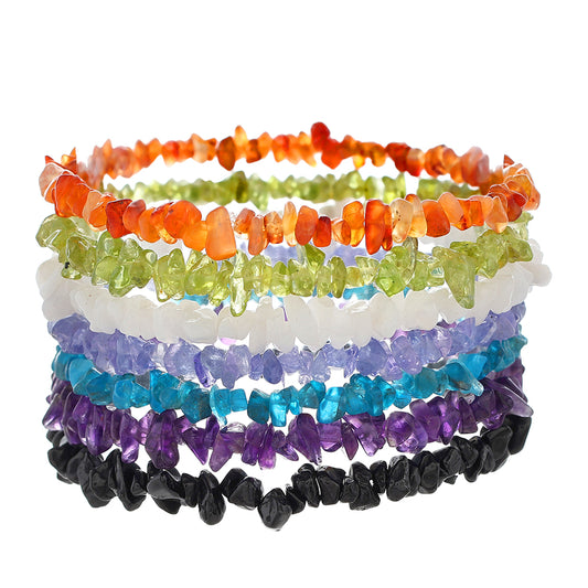 Nugget Szett Tanzanittal és Ametiszttel ( Karkötő )