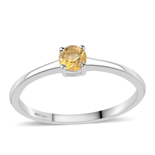 Ezüst Gyűrű Citrinnel