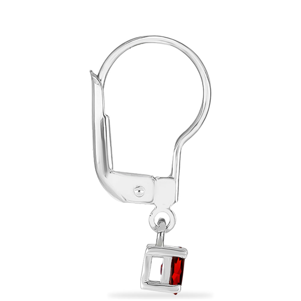 Ezüst Fülbevaló Barton Gránáttal