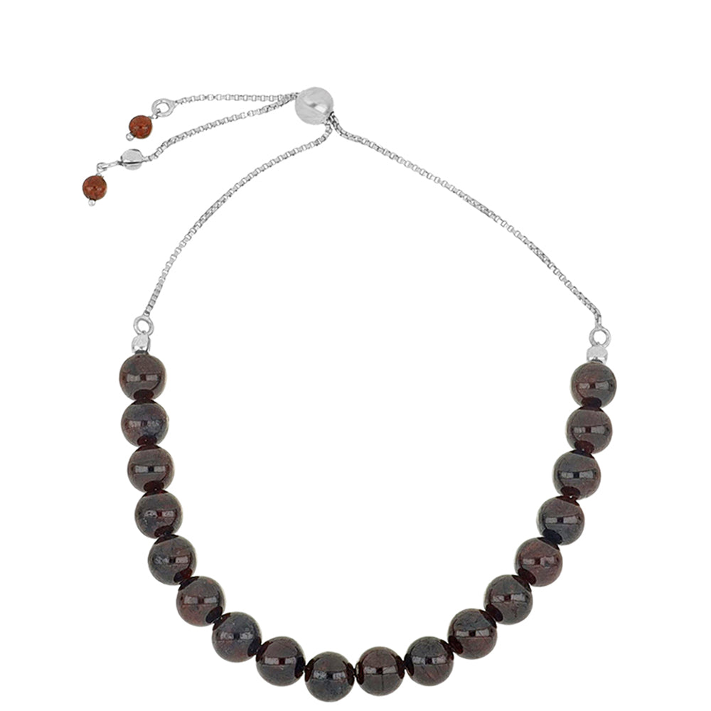 Ezüst Karkötő Barton Gránáttal