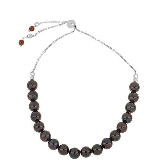 Ezüst Karkötő Barton Gránáttal