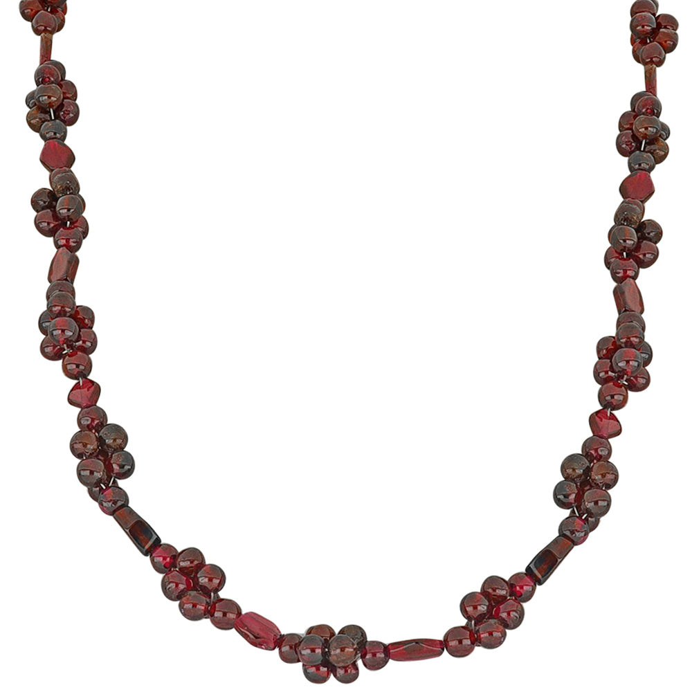 Ezüst Nyaklánc Barton Gránáttal