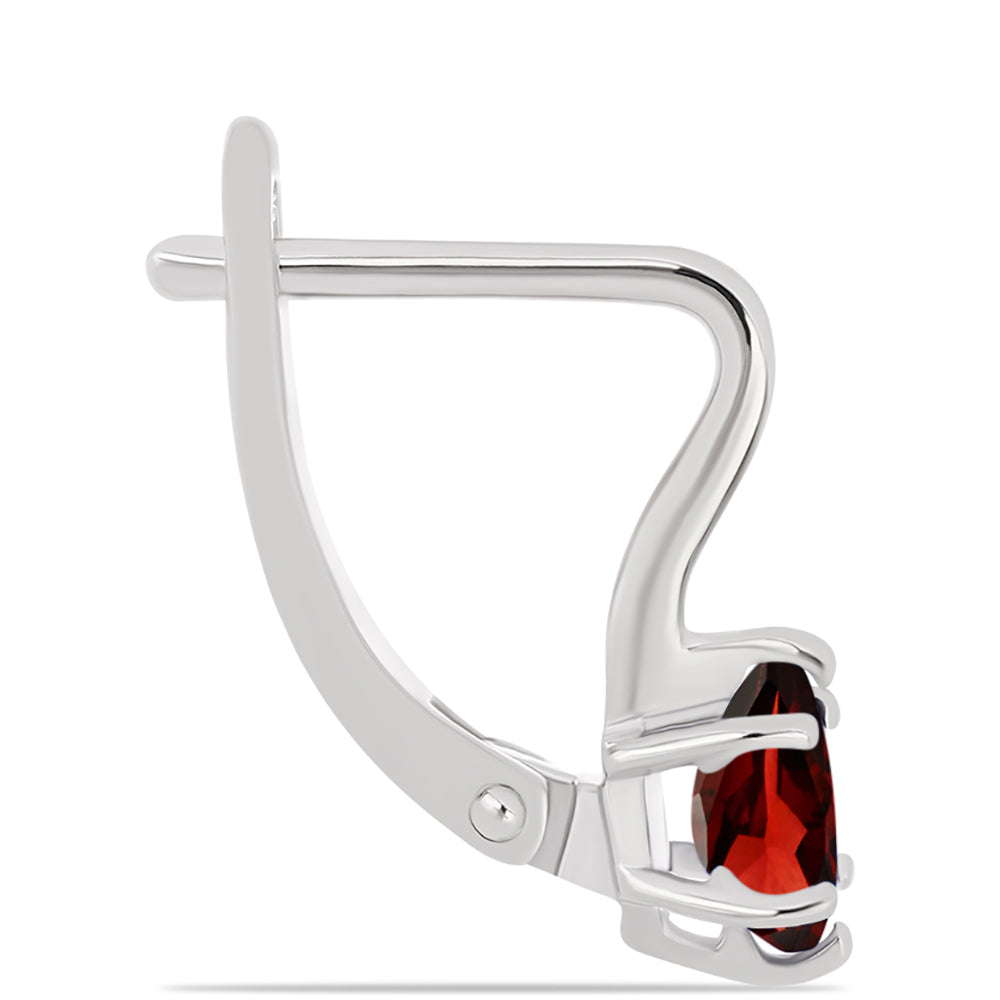 Ezüst Fülbevaló Barton Gránáttal