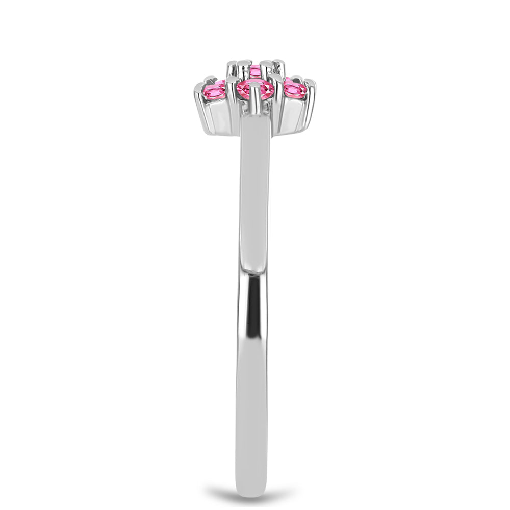 Ezüst Gyűrű Pelmadullai Rózsaszínű Turmalinnal