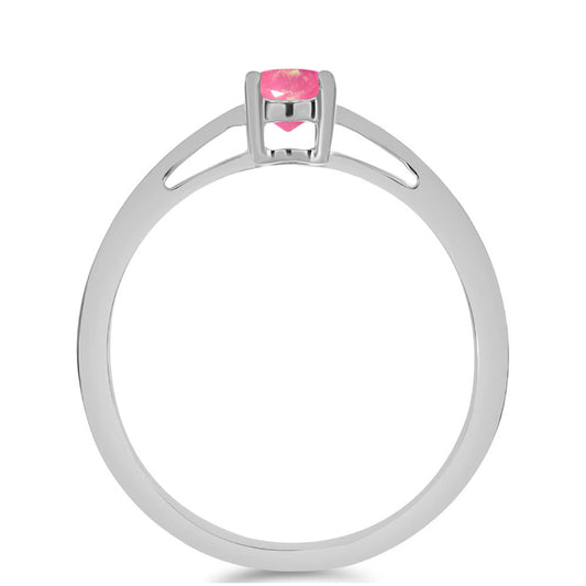 Ezüst Gyűrű Rózsaszínű Opállal