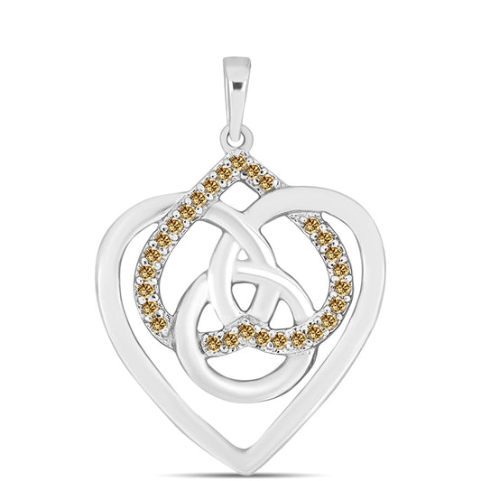 Ezüst Medál Pezsgő Moissanite-tal