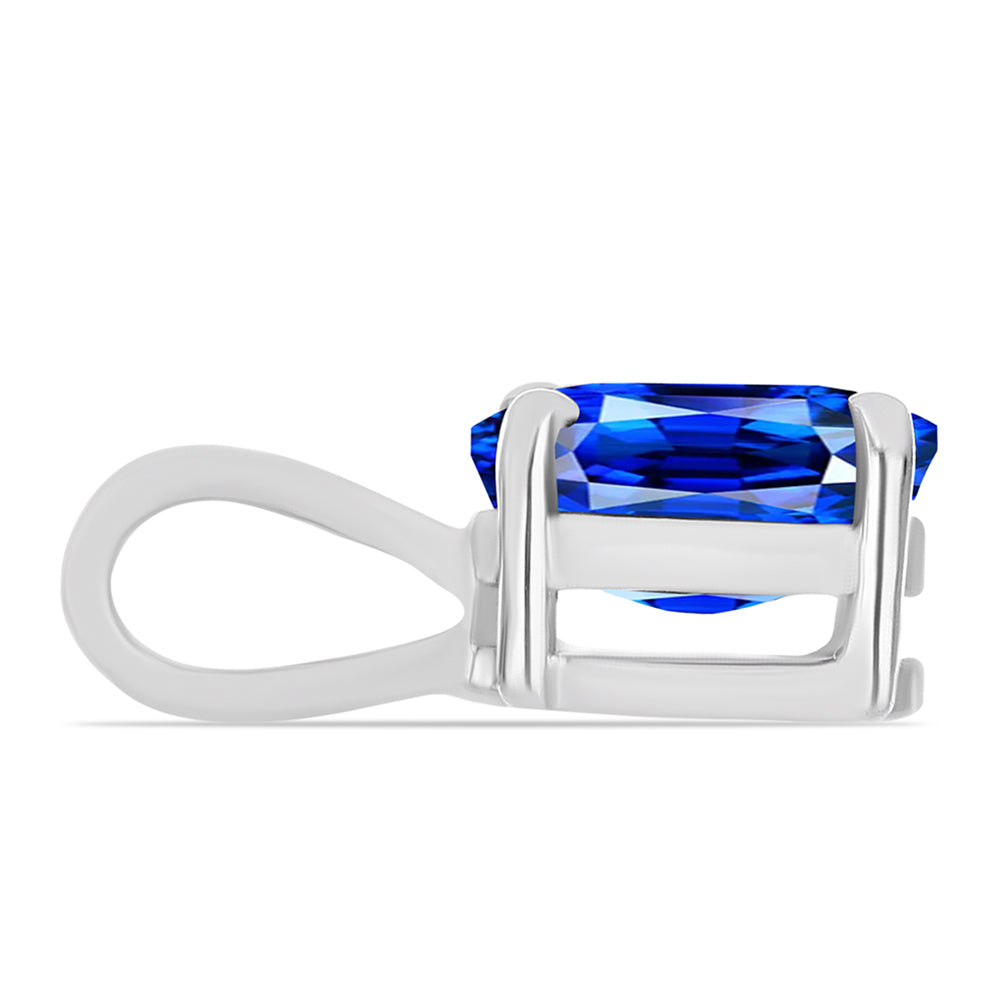 Ezüst Medál Ausztrál Kék Zafírral