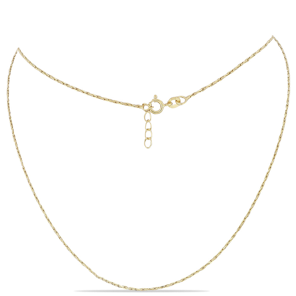 Arannyal Bevont Ezüst Lánc