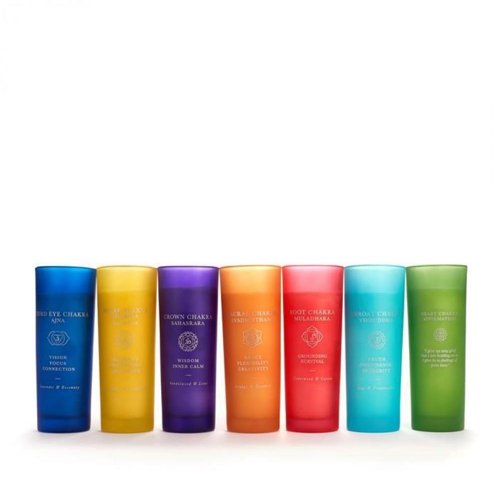 Gemporia Gyökércsakra gyertya, cédrusfa és kasszia illat, vörös jáspis meditációs kővel - Ékszer Akció