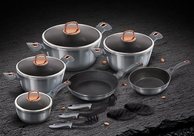 Berlinger Haus 15 részes edénykészlet titán bevonattal