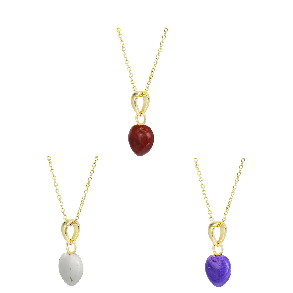 Arannyal Bevont Ezüst Szett Vörös Acháttal és Fehér Acháttal