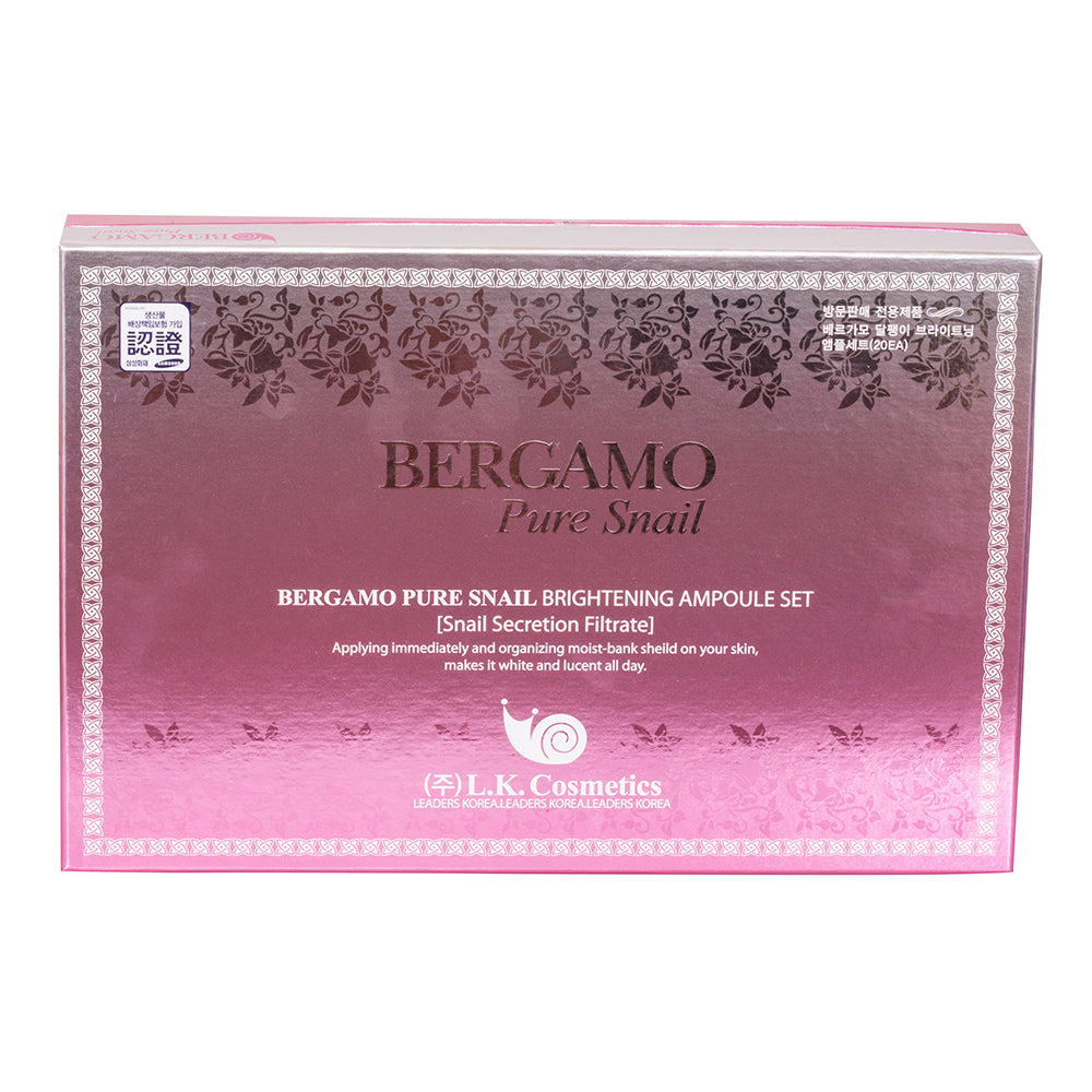 BERGAMO Csigakivonat 20 db-os Ampullakészlet 20 x 13 ml