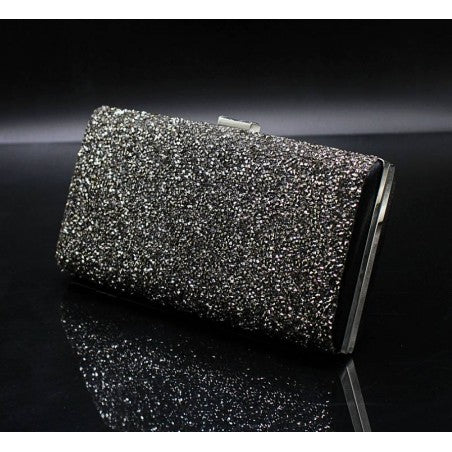 Fekete Glitteres Női Gála Táska