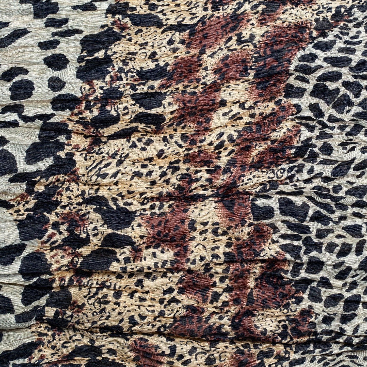 Divatos Sál, 100% viszkóz , 180 cm x 50 cm, JAGUÁR BARNA - Ékszer Akció
