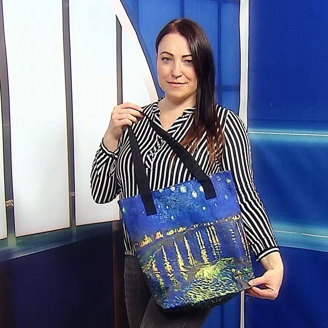 Bevásárló Táska, Van Gogh - Starry Night Over The Rhone - Ékszer Akció