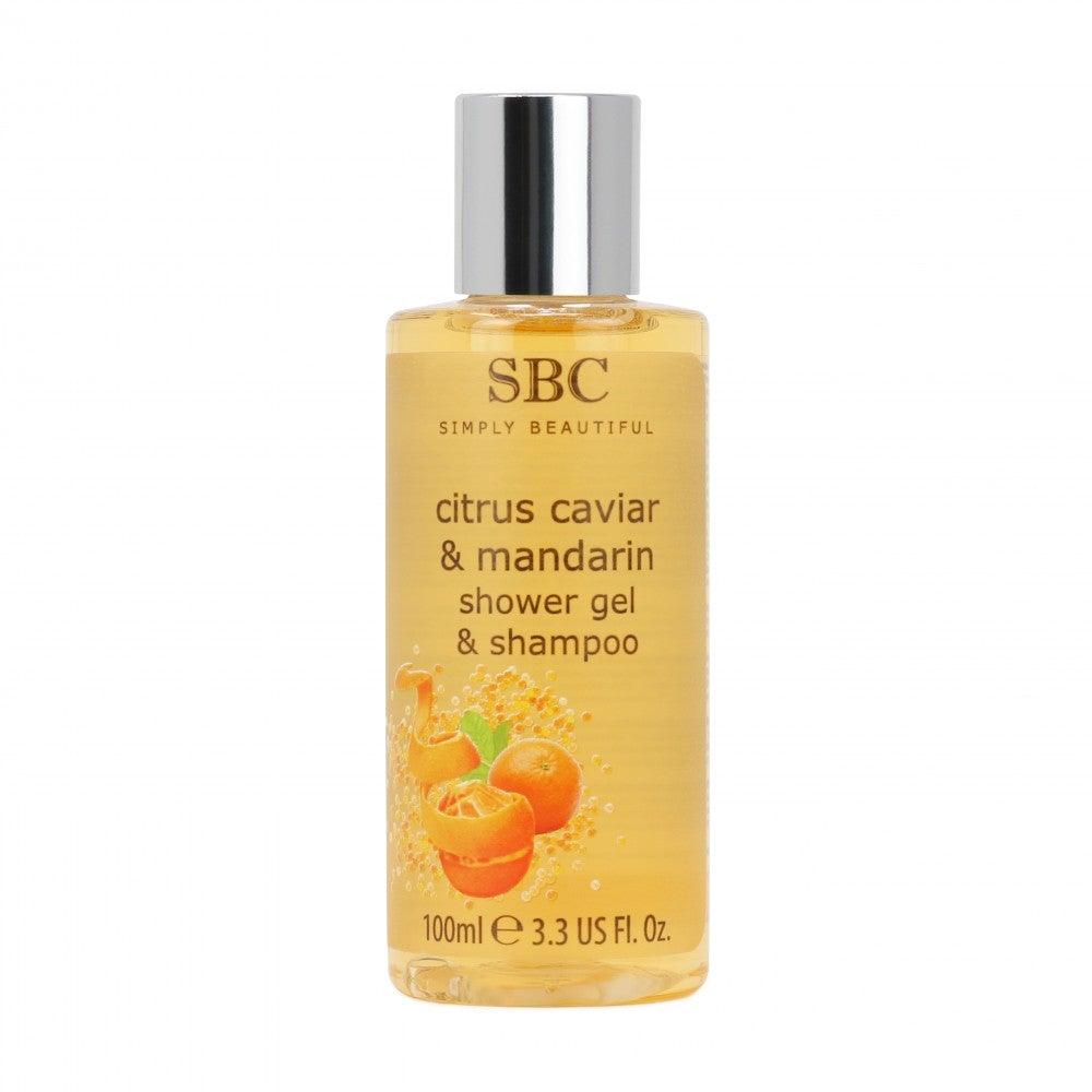 Citrus Kaviár & Mandarin Energizáló Tusfürdő és Sampon, 100 ml - Ékszer Akció