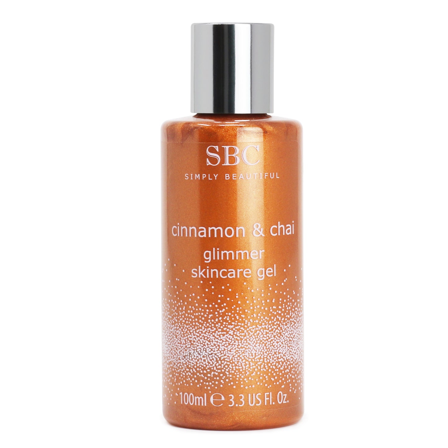 Fahéj & Chai Glimmer Ragyogó Hatású Bőrápoló Gél arcra és testre, 100 ml