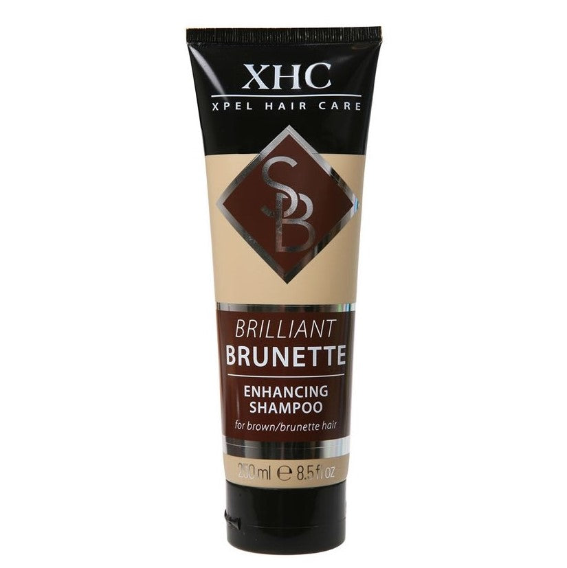 XHC Brunette Tápláló Sampon Természetes és Festett Barna Hajra, 250 ml