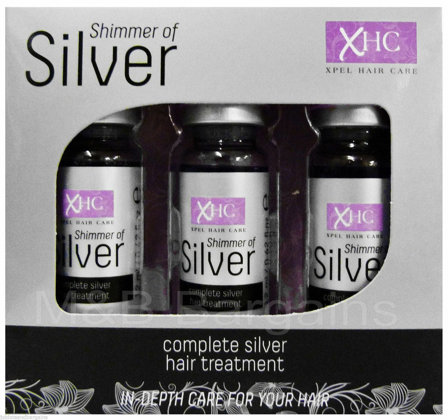 Világosító Hajszérum Keratinnal az Ezüst csillogásával - 3 x 12 ml