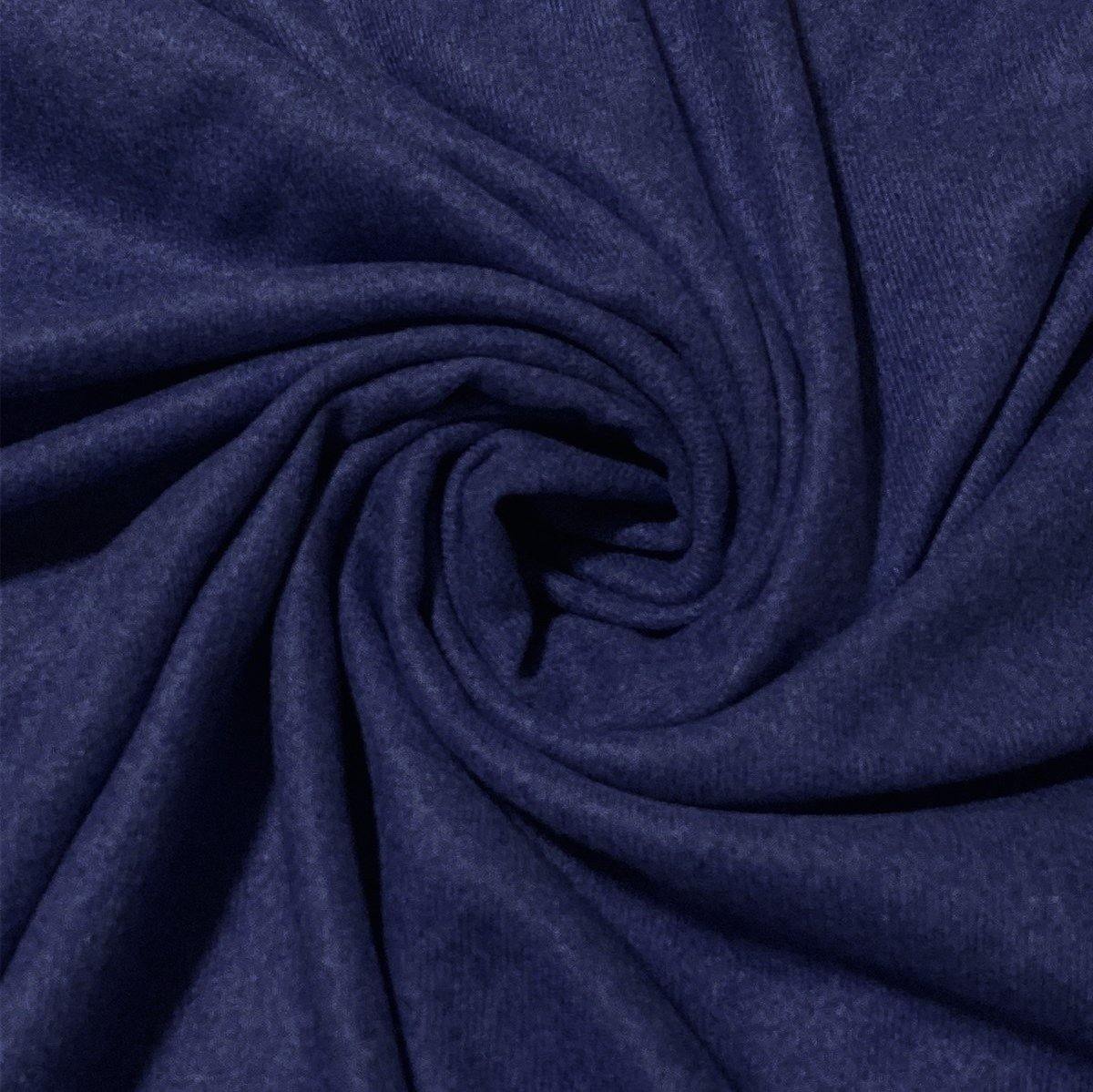 100% Valódi Pashmina Kasmír Sál-Kendő, 70 cm x 170 cm, Sötétkék - Ékszer Akció