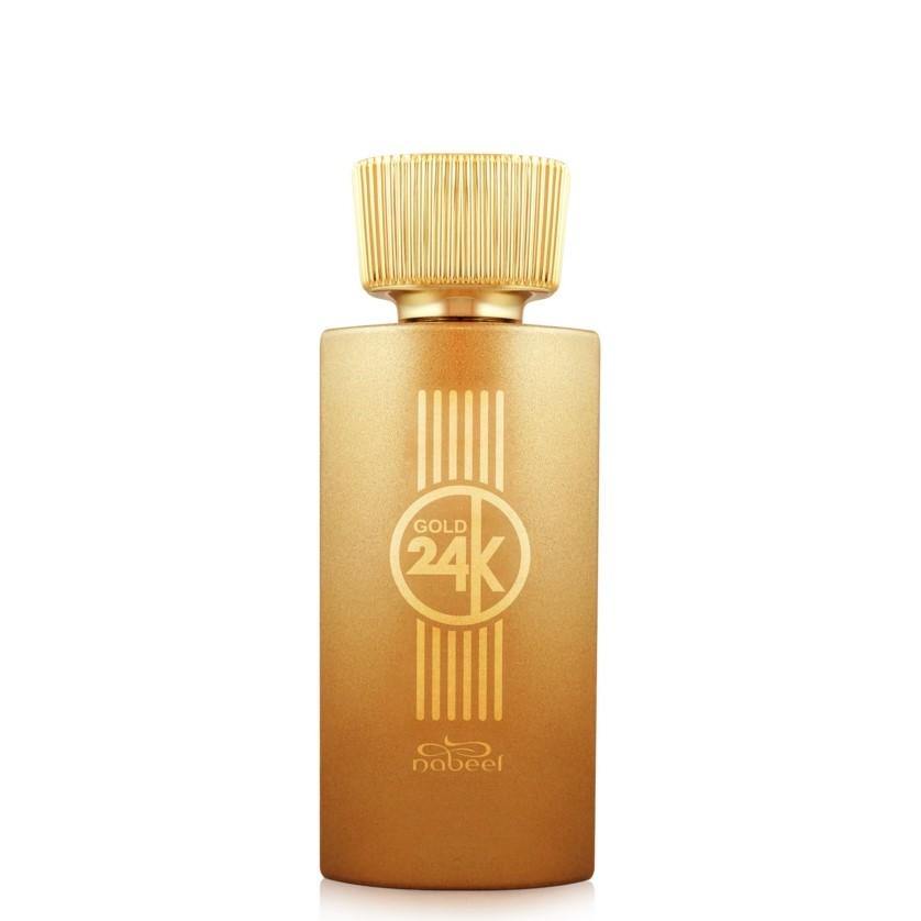 100 ml Eau de Parfum Arany 24K Virágos-Gyümölcsös-Fás Illat Férfiaknak és Nőknek - Ékszer Akció
