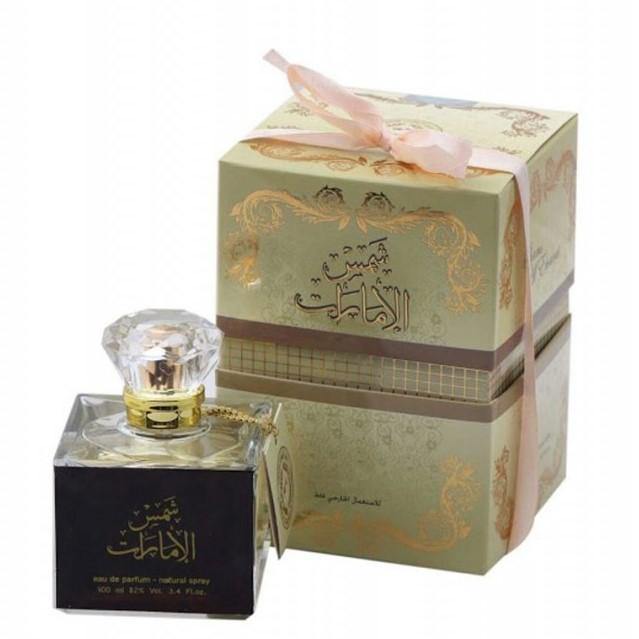 100 ml Eau de Perfume Shams Al Emarat Gyümölcsös Pézsma és Szantál Illat Nőknek - Ékszer Akció