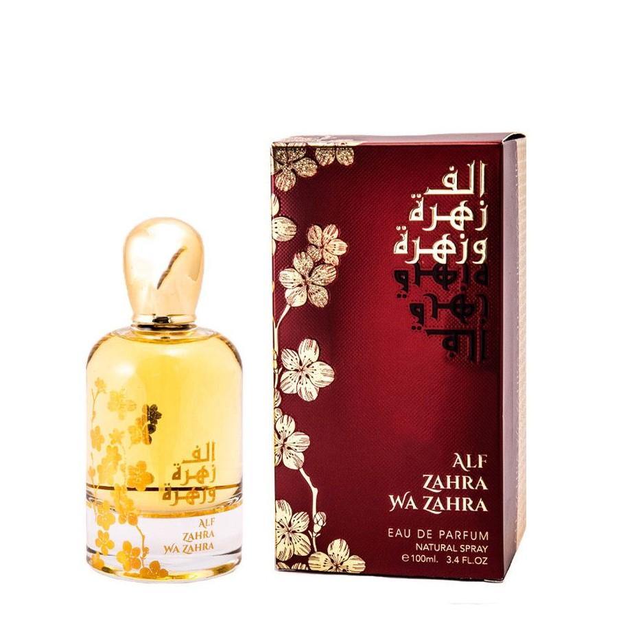 100 ml Eau de Perfume Alf Zahra Wa Zahra Fűszeres Szantál és Pézsma Illat Nőknek - Ékszer Akció