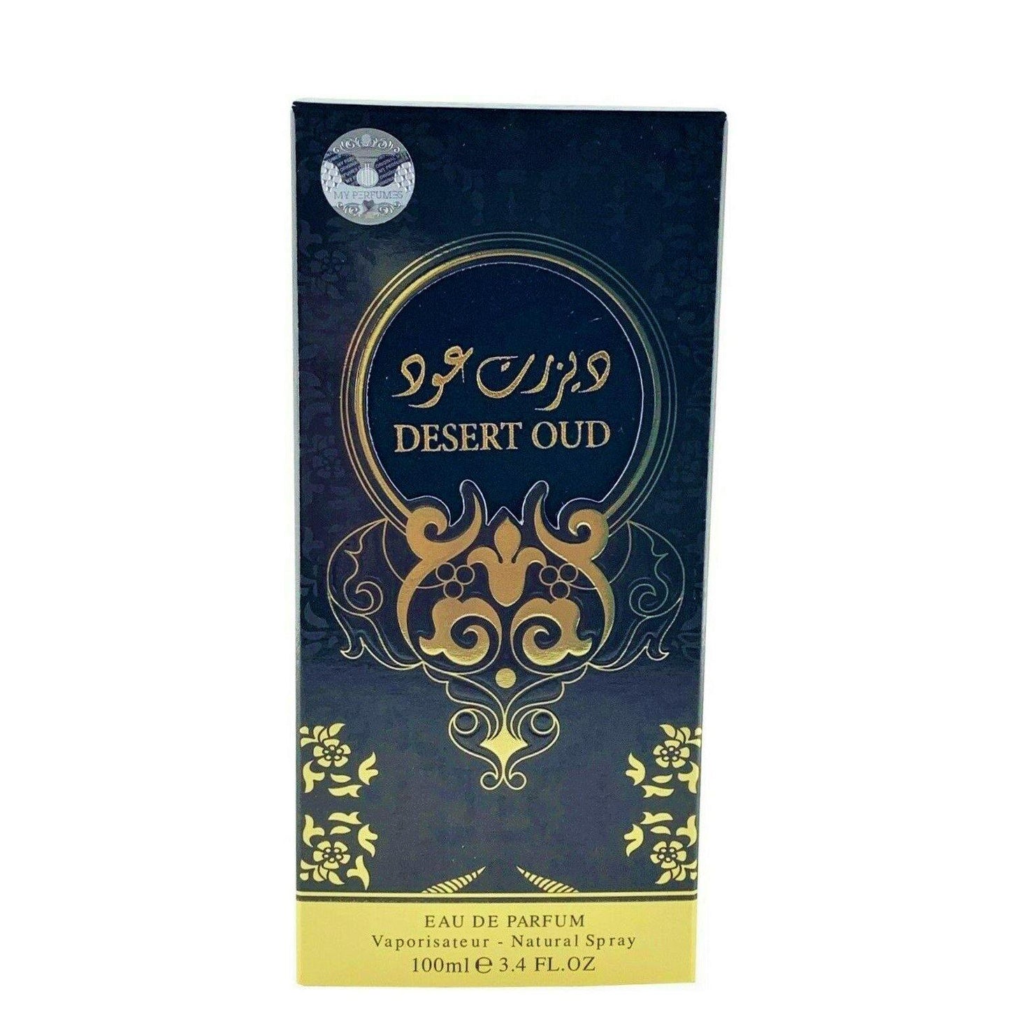 100 ml Eau de Perfume Desert Oud Borostyán Pézsma Virágos Illat Férfiaknak - Ékszer Akció