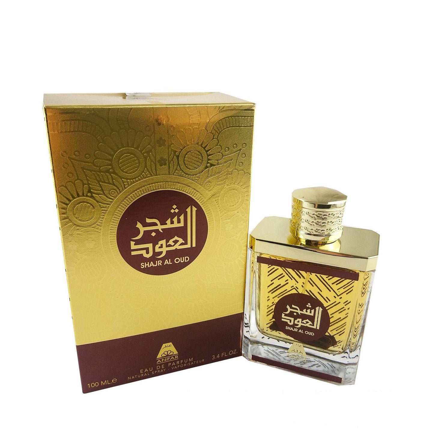100 ml Eau de Perfume Shajr Al Oud Fás Pézsma és Gyengéd Citrus Illat Férfiaknak - Ékszer Akció