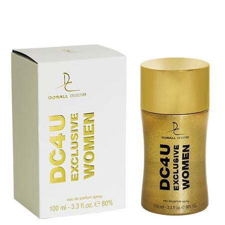 100 ml EDT DC 4 U Exclusive Fás, Borostyán Illat Nőknek - Ékszer Akció