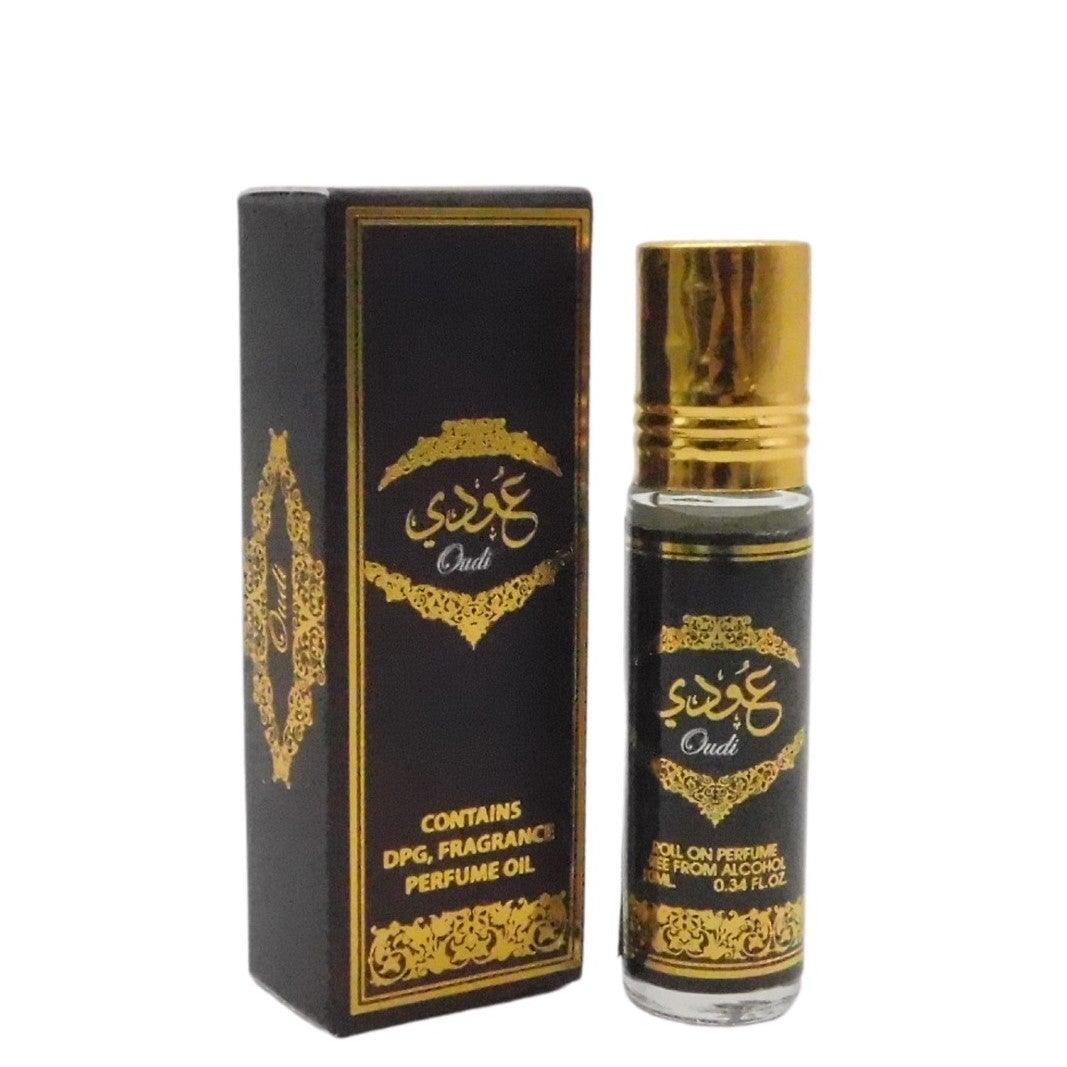 10 ml Parfüm Olaj Oudi Oriental Oud, Sandal és Pézsma Illat Férfiaknak - Ékszer Akció