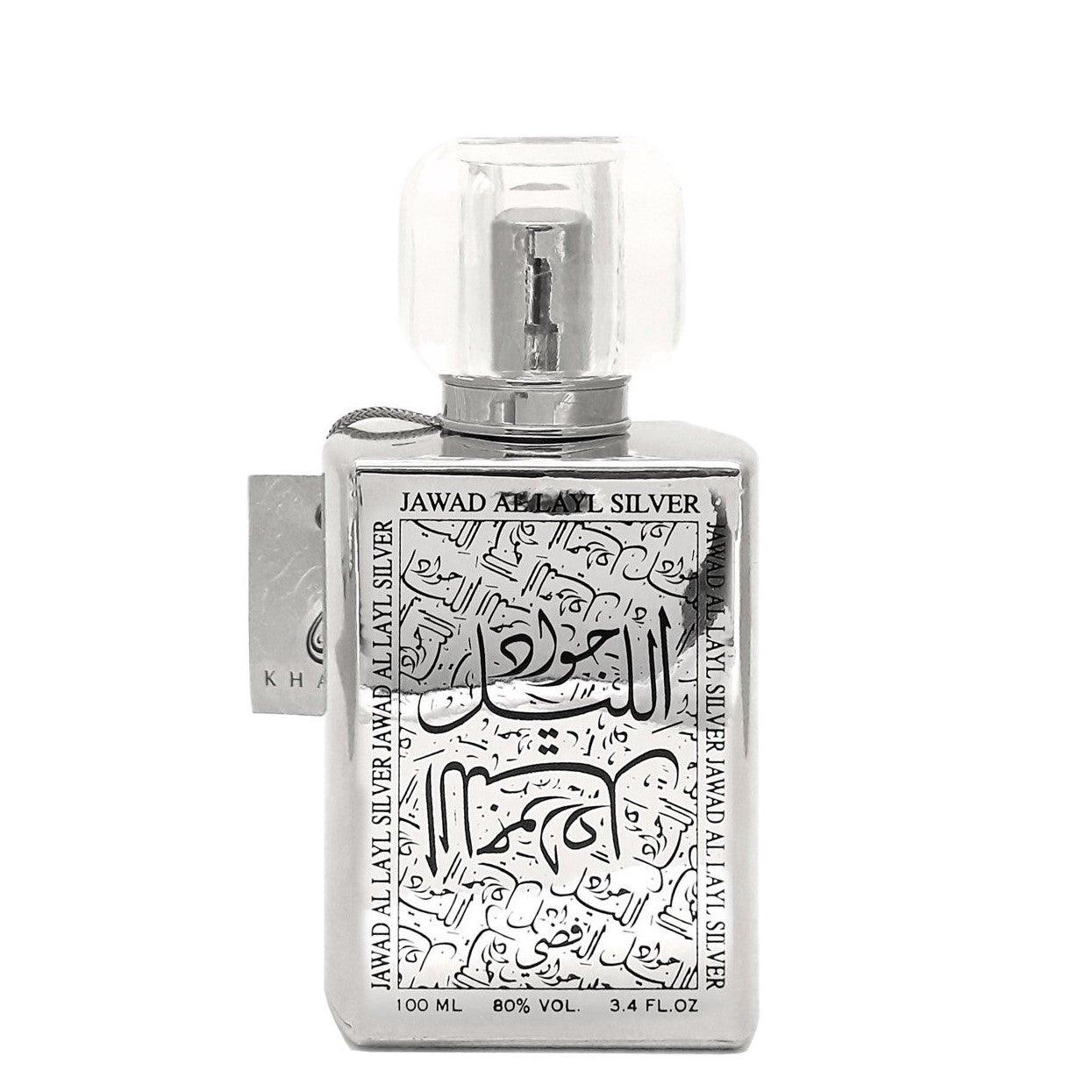 100 ml Eau De Parfüm Jawad Al Layl Silver Musky Gyümölcsös Illat Férfiaknak És Nőknek - Ékszer Akció
