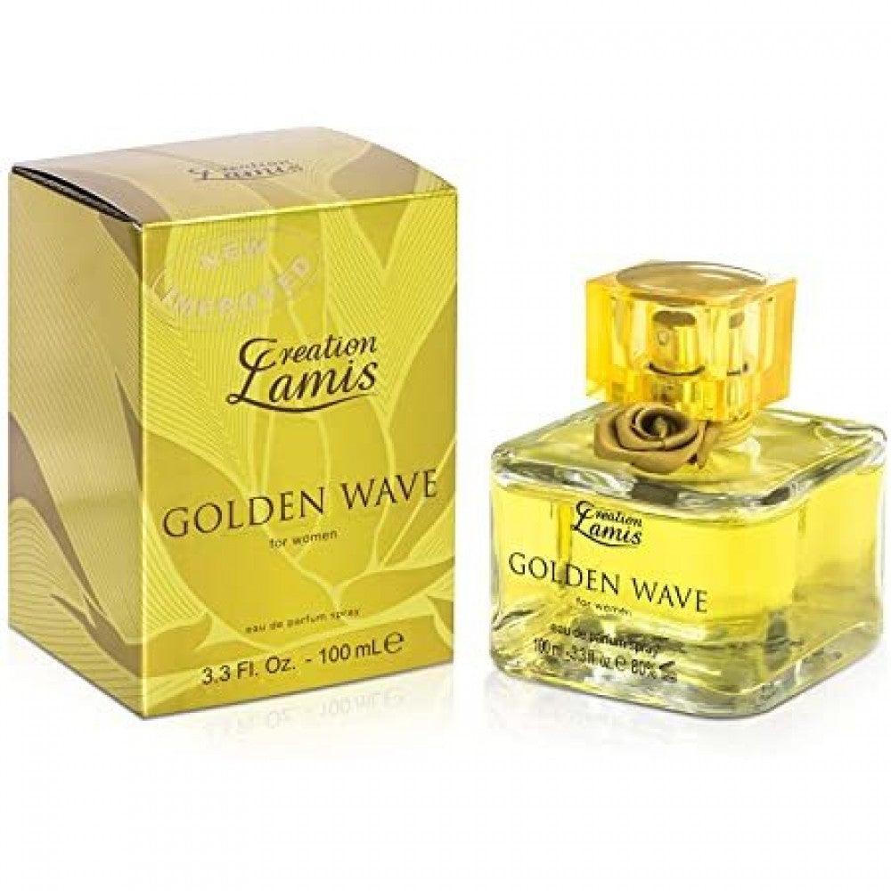 96 ml Eau de Perfume GOLDEN WAVE Gyümölcsös Virágos Illat Nőknek - Ékszer Akció