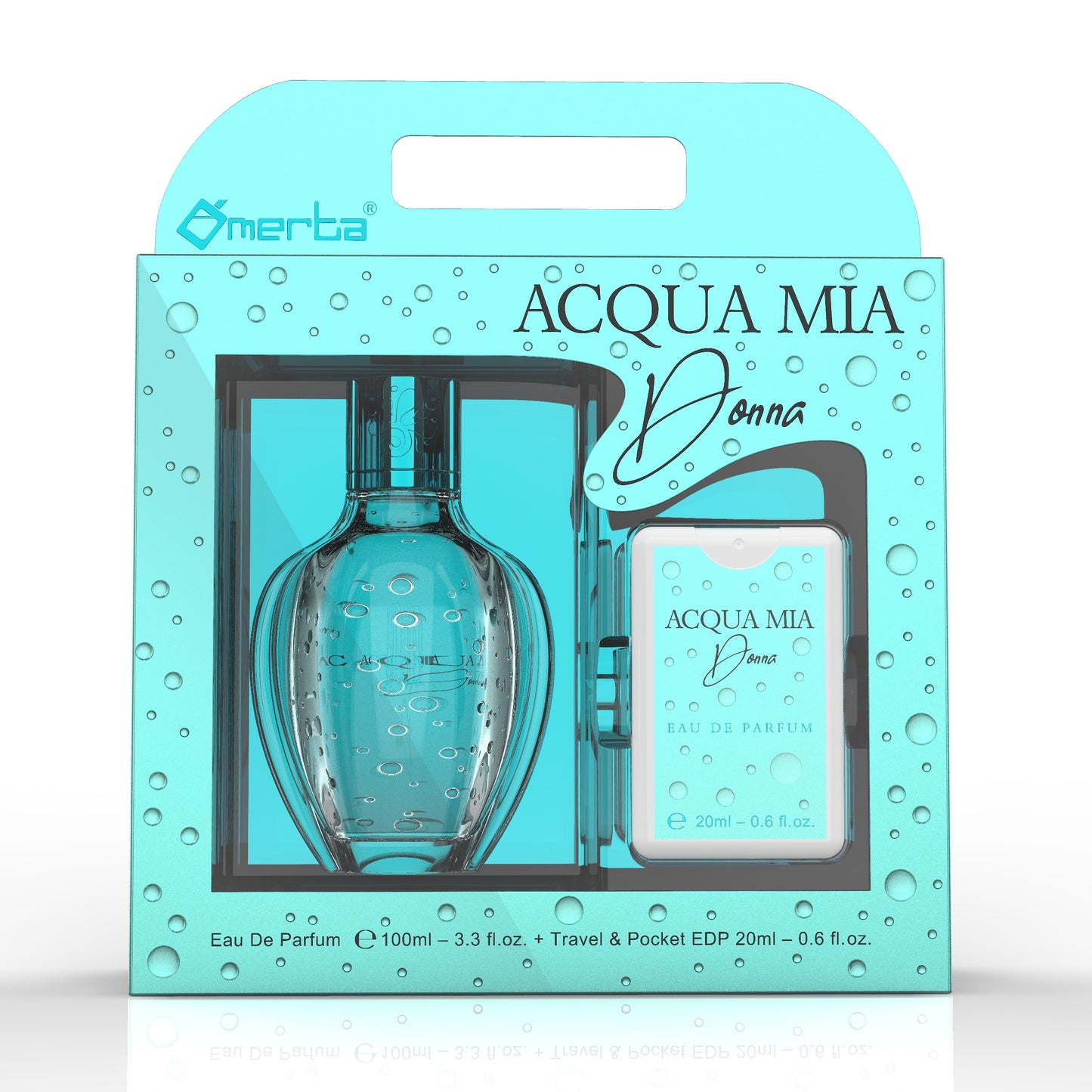 100 ml + 20 ml Eau de Perfume "ACQUA MIA DONNA" Virágos - Gyümölcsös Illat Nőknek