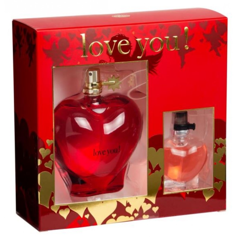 100 +15 ml EDP "LOVE YOU RED" Gyümölcsös Pézsmás Virág Illat Nőknek