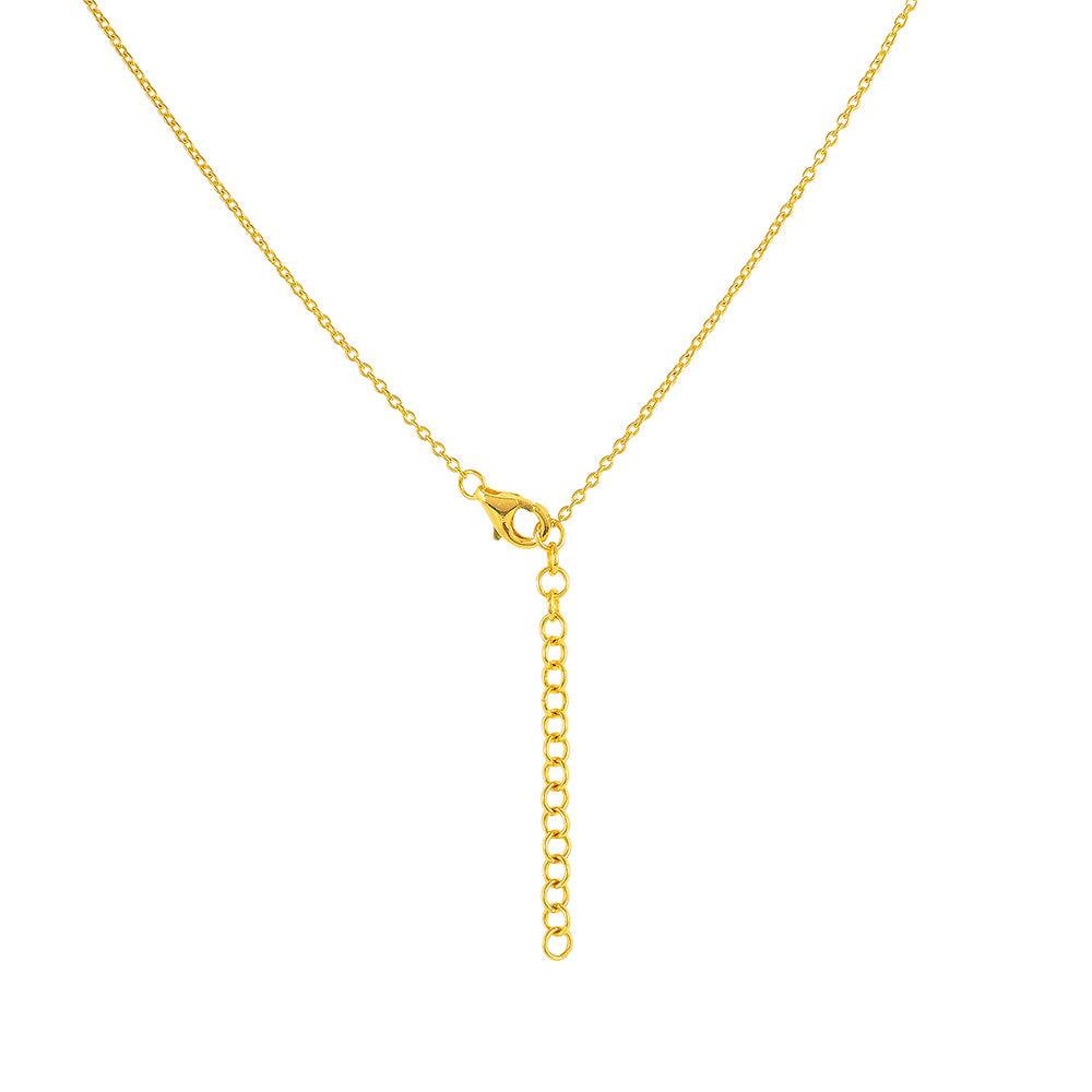 Arannyal Bevont Ezüst Nyaklánc Thulittal és Fehér Topázzal