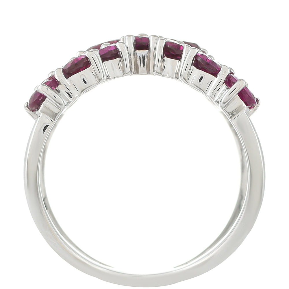 Ezüst Gyűrű Rhodolit Gránáttal