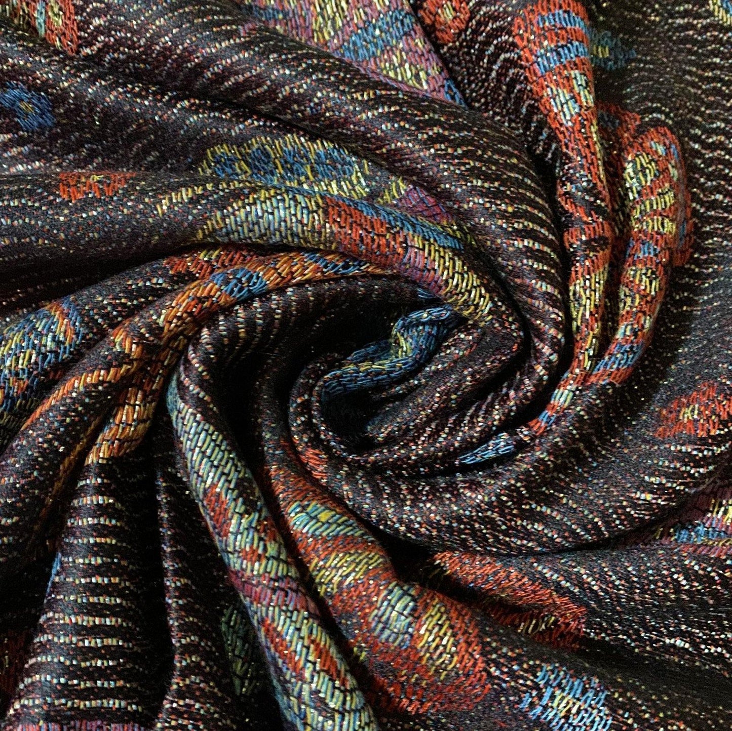 100% Valódi Pashmina Kasmír Sál-Kendő, 70 cm x 170 cm, Pillangó Mintás, Fényes Fekete - Ékszer Akció