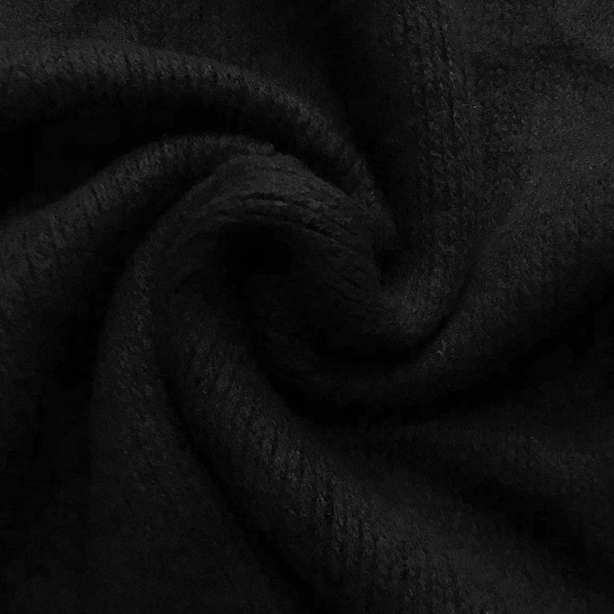 Magas Nyakú, Kötött Poncsó, 50 cm x 70 cm x 335 cm, Fekete - Ékszer Akció