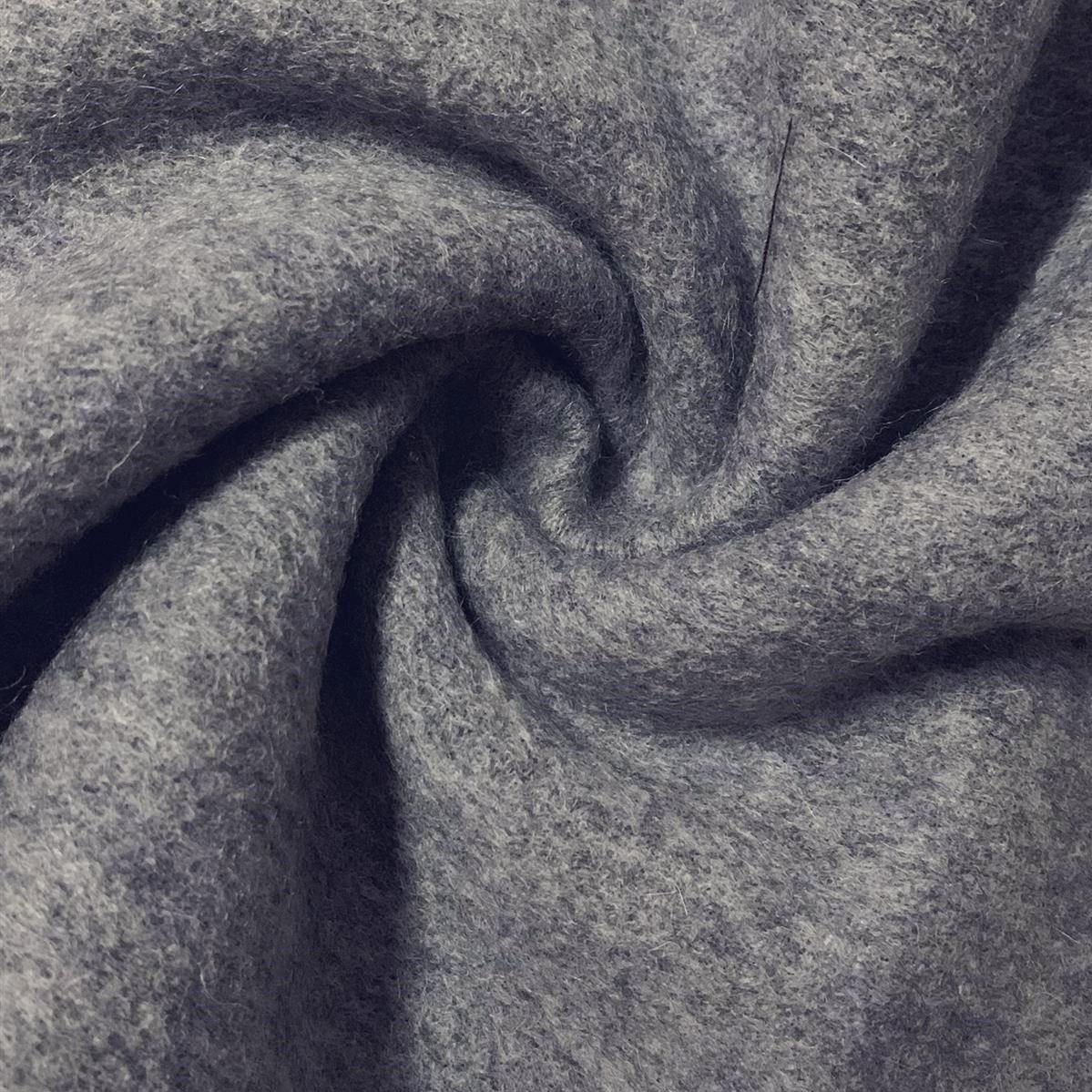 100% Valódi Gyapjú Sál, 30 cm x 165 cm, Szürke - Ékszer Akció