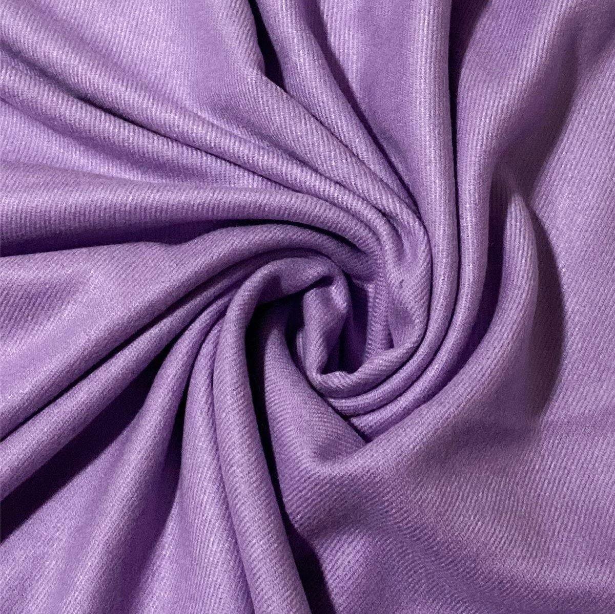 100% Valódi Pashmina Kasmír Sál-Kendő, 70 cm x 170 cm, Lila - Ékszer Akció