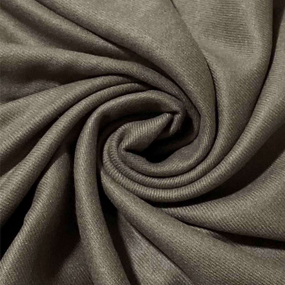 100% Valódi Pashmina Kasmír Sál-Kendő, 70 cm x 170 cm, Világosbarna - Ékszer Akció
