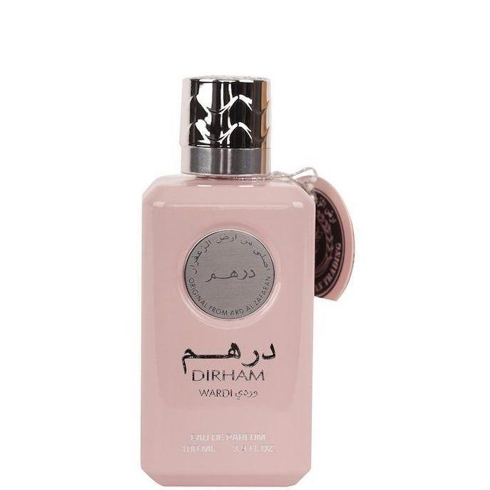 100 ml Eau de Parfume Dirham Wardi Édes Gyümölcsös-Virágos Illat Nőknek - Ékszer Akció
