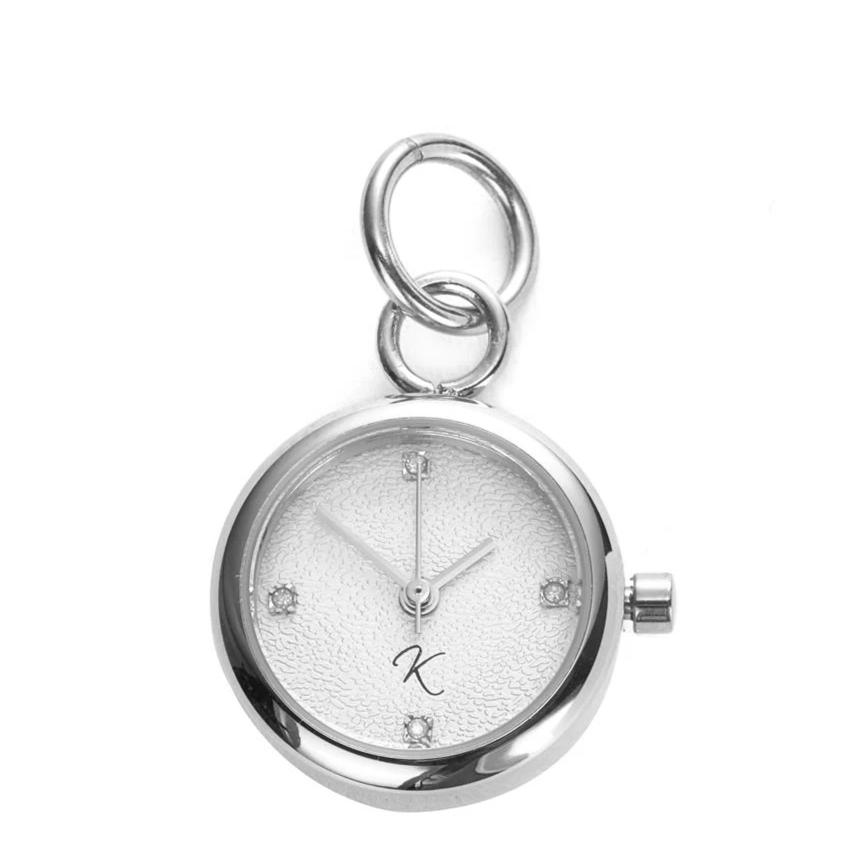 Gemporia: Diamond Stainless Steel Kama Watch, 8.70 grms. (4359353041009)