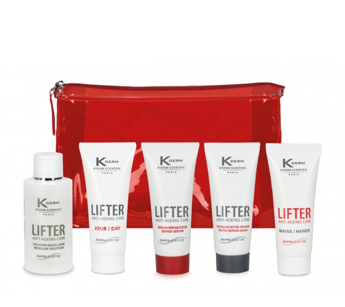 K'derm Bőrápoló 6 darabos Utazó Csomag Kappa-Elasztinnal
