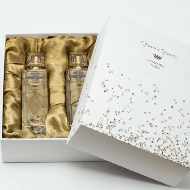 2 x 30ml Eau de Parfum Nőknek Valódi Kvarc Kövekkel